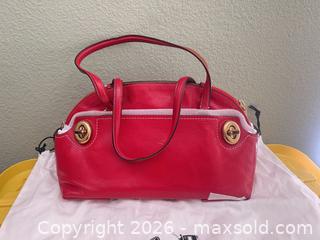 MaxSold Auction: Coach Red Leather Satchel/Shoulder Bag - Las Vegas (Nevada, USA) PARTNER MANAGED Estate Sale Online Auction - Argent Star Court