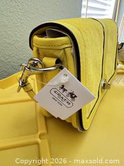 MaxSold Auction: Coach Yellow Leather & Haircalf Crossbody Bag - Las Vegas (Nevada, USA) PARTNER MANAGED Estate Sale Online Auction - Argent Star Court