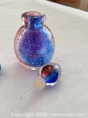 MaxSold Auction: Dale Tiffany Hand-Blown Glass Perfume Bottle with Stoppers - Las Vegas (Nevada, USA) PARTNER MANAGED Estate Sale Online Auction - Argent Star Court