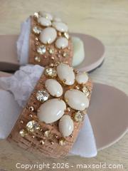 MaxSold Auction: Donald J Pliner Rhinestone Slide Sandals - Nude/Blush, Tan - Las Vegas (Nevada, USA) PARTNER MANAGED Estate Sale Online Auction - Argent Star Court