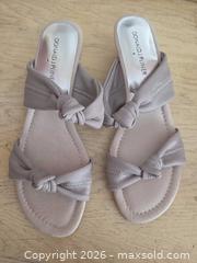 MaxSold Auction: Donald J Pliner Taupe Slide Sandal Size 7.5 - Las Vegas (Nevada, USA) PARTNER MANAGED Estate Sale Online Auction - Argent Star Court