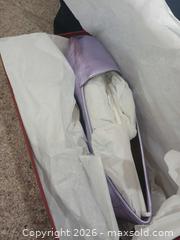 MaxSold Auction: Donald J Pliner Violet/Lavender Metallic Leather Loafers 7.5M - Las Vegas (Nevada, USA) PARTNER MANAGED Estate Sale Online Auction - Argent Star Court