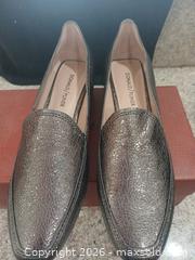 MaxSold Auction: Donald Pliner Loafer 7.5M Dark Taupe Metallic ICON-PM M075 - Las Vegas (Nevada, USA) PARTNER MANAGED Estate Sale Online Auction - Argent Star Court