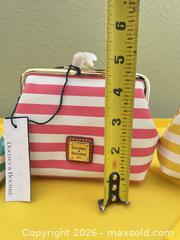 MaxSold Auction: Dooney & Bourke Coin Purse Trio, Striped Coated Canvas - Las Vegas (Nevada, USA) PARTNER MANAGED Estate Sale Online Auction - Argent Star Court