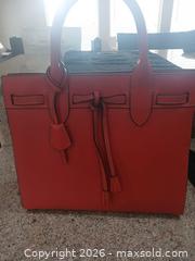 MaxSold Auction: Dooney & Bourke Coral Leather Tassel Shoulder Tote, Large - Las Vegas (Nevada, USA) PARTNER MANAGED Estate Sale Online Auction - Argent Star Court