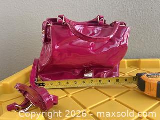 MaxSold Auction: Dooney & Bourke Fuchsia Patent Leather Satchel Tote - Las Vegas (Nevada, USA) PARTNER MANAGED Estate Sale Online Auction - Argent Star Court