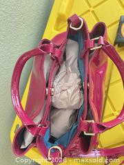MaxSold Auction: Dooney & Bourke Fuchsia Patent Leather Satchel Tote - Las Vegas (Nevada, USA) PARTNER MANAGED Estate Sale Online Auction - Argent Star Court