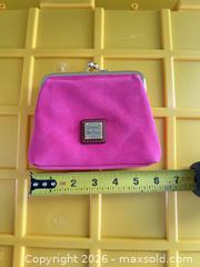 MaxSold Auction: Dooney & Bourke Hot Pink Suede Coin Purse Clasp Wallet - Las Vegas (Nevada, USA) PARTNER MANAGED Estate Sale Online Auction - Argent Star Court