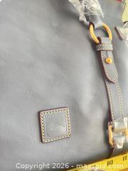 MaxSold Auction: Dooney & Bourke Leather Satchel/Handbag - Blue & Grey - Las Vegas (Nevada, USA) PARTNER MANAGED Estate Sale Online Auction - Argent Star Court