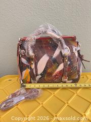 MaxSold Auction: Dooney & Bourke Medium Paint-Splatter Leather-Trim Satchel - Las Vegas (Nevada, USA) PARTNER MANAGED Estate Sale Online Auction - Argent Star Court