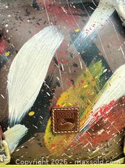 MaxSold Auction: Dooney & Bourke Medium Paint-Splatter Leather-Trim Satchel - Las Vegas (Nevada, USA) PARTNER MANAGED Estate Sale Online Auction - Argent Star Court