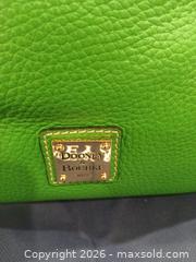 MaxSold Auction: Dooney & Bourke Mini Green Leather Satchel Shoulder Bag - Las Vegas (Nevada, USA) PARTNER MANAGED Estate Sale Online Auction - Argent Star Court