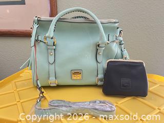 MaxSold Auction: Dooney & Bourke Mint Pebble Leather Satchel with Coin Purse - Las Vegas (Nevada, USA) PARTNER MANAGED Estate Sale Online Auction - Argent Star Court