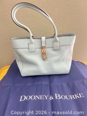 MaxSold Auction: Dooney & Bourke Mint/Seafoam Florentine Leather Tote - Las Vegas (Nevada, USA) PARTNER MANAGED Estate Sale Online Auction - Argent Star Court