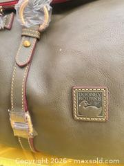 MaxSold Auction: Dooney & Bourke Olive Leather Satchel / Bowling Bag - Las Vegas (Nevada, USA) PARTNER MANAGED Estate Sale Online Auction - Argent Star Court