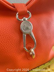 MaxSold Auction: Dooney & Bourke Orange Pebbled Leather Shoulder Bag - Las Vegas (Nevada, USA) PARTNER MANAGED Estate Sale Online Auction - Argent Star Court