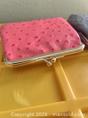 MaxSold Auction: Dooney & Bourke Ostrich-Embossed Coin Purse, Pink & Gray - Las Vegas (Nevada, USA) PARTNER MANAGED Estate Sale Online Auction - Argent Star Court