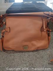 MaxSold Auction: Dooney & Bourke Peach Leather Shoulder Handbag, Gold-tone Hardware - Las Vegas (Nevada, USA) PARTNER MANAGED Estate Sale Online Auction - Argent Star Court