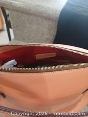 MaxSold Auction: Dooney & Bourke Peach Leather Shoulder Handbag, Gold-tone Hardware - Las Vegas (Nevada, USA) PARTNER MANAGED Estate Sale Online Auction - Argent Star Court