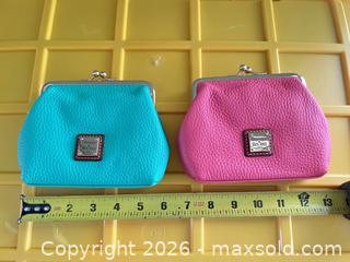 MaxSold Auction: Dooney & Bourke Pebbled Leather Coin Purse, Turquoise & Pink - Las Vegas (Nevada, USA) PARTNER MANAGED Estate Sale Online Auction - Argent Star Court