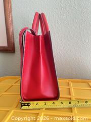 MaxSold Auction: Dooney & Bourke Red Leather Medium Satchel Tote - Las Vegas (Nevada, USA) PARTNER MANAGED Estate Sale Online Auction - Argent Star Court