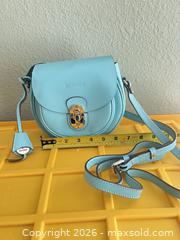 MaxSold Auction: Dooney & Bourke Small Aqua Leather Crossbody - Las Vegas (Nevada, USA) PARTNER MANAGED Estate Sale Online Auction - Argent Star Court