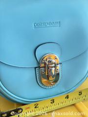 MaxSold Auction: Dooney & Bourke Small Aqua Leather Crossbody - Las Vegas (Nevada, USA) PARTNER MANAGED Estate Sale Online Auction - Argent Star Court