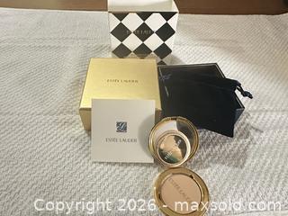 MaxSold Auction: Estée Lauder Gold-tone Rhinestone Compact with Powder - Las Vegas (Nevada, USA) PARTNER MANAGED Estate Sale Online Auction - Argent Star Court