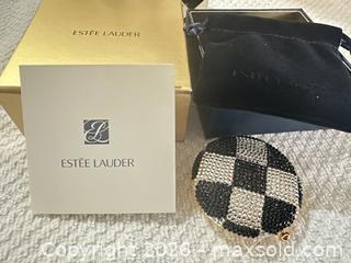 MaxSold Auction: Estée Lauder Gold-tone Rhinestone Compact with Powder - Las Vegas (Nevada, USA) PARTNER MANAGED Estate Sale Online Auction - Argent Star Court
