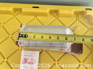 MaxSold Auction: Fantasia (Princess House) Clear Glass Covered Butter Dish - Las Vegas (Nevada, USA) PARTNER MANAGED Estate Sale Online Auction - Argent Star Court