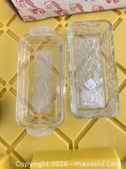MaxSold Auction: Fantasia (Princess House) Clear Glass Covered Butter Dish - Las Vegas (Nevada, USA) PARTNER MANAGED Estate Sale Online Auction - Argent Star Court