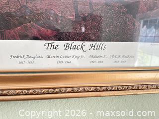 MaxSold Auction: Framed Print 'The Black Hills' in Gilded Gold Frame - Las Vegas (Nevada, USA) PARTNER MANAGED Estate Sale Online Auction - Argent Star Court