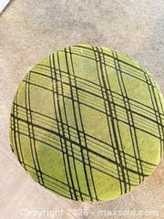 MaxSold Auction: Green Fabric Stool with Black Wrought Iron-Style Frame - Las Vegas (Nevada, USA) PARTNER MANAGED Estate Sale Online Auction - Argent Star Court