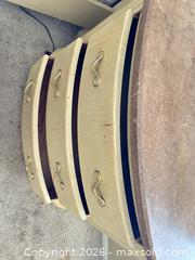 MaxSold Auction: King Four-Poster Canopy Bed Set with Marble-Top Nightstands - Las Vegas (Nevada, USA) PARTNER MANAGED Estate Sale Online Auction - Argent Star Court