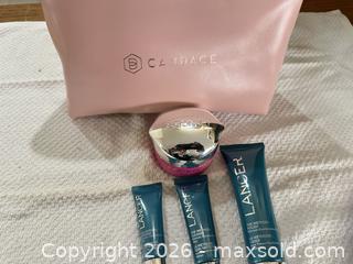 MaxSold Auction: Lancer Travel Skincare Set with Pink Jar & Cosmetic Pouch - Las Vegas (Nevada, USA) PARTNER MANAGED Estate Sale Online Auction - Argent Star Court