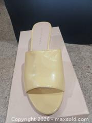 MaxSold Auction: Loeffler Randall Women's Limoncello Leather Wedge Slides, 7.5 - Las Vegas (Nevada, USA) PARTNER MANAGED Estate Sale Online Auction - Argent Star Court