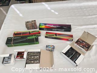 MaxSold Auction: Lot of 31+ Tactical, Bowie & Folding Cutters with Sheaths - Las Vegas (Nevada, USA) PARTNER MANAGED Estate Sale Online Auction - Argent Star Court