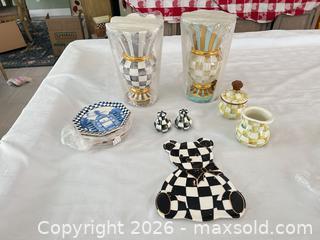 MaxSold Auction: MacKenzie-Childs Ceramic/Porcelain Assorted Decor Pieces - Las Vegas (Nevada, USA) PARTNER MANAGED Estate Sale Online Auction - Argent Star Court