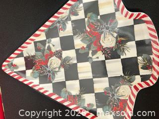 MaxSold Auction: MacKenzie-Childs Checkerboard Ceramic Serving Platters, Set of 2 - Las Vegas (Nevada, USA) PARTNER MANAGED Estate Sale Online Auction - Argent Star Court