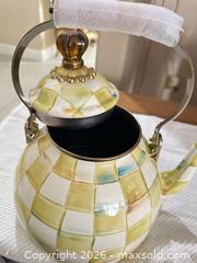 MaxSold Auction: Mackenzie-Childs Checkerboard Teapot/Kettle - Las Vegas (Nevada, USA) PARTNER MANAGED Estate Sale Online Auction - Argent Star Court
