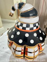 MaxSold Auction: MacKenzie-Childs Large Ceramic Cookie Jar Canister - Las Vegas (Nevada, USA) PARTNER MANAGED Estate Sale Online Auction - Argent Star Court