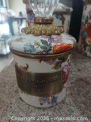 MaxSold Auction: MacKenzie-Childs Multicolor Floral Ceramic Canister Set, 6-Piece - Las Vegas (Nevada, USA) PARTNER MANAGED Estate Sale Online Auction - Argent Star Court