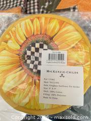 MaxSold Auction: MacKenzie-Childs Sunflower & Gingham Kitchen Linens - Las Vegas (Nevada, USA) PARTNER MANAGED Estate Sale Online Auction - Argent Star Court