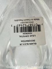 MaxSold Auction: Marquis by Waterford Clear Lead Crystal Glass Slipper Pair - Las Vegas (Nevada, USA) PARTNER MANAGED Estate Sale Online Auction - Argent Star Court