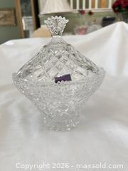 MaxSold Auction: Marquis by Waterford Crystal Diamond Cut Starburst Candy Dish - Las Vegas (Nevada, USA) PARTNER MANAGED Estate Sale Online Auction - Argent Star Court