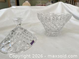 MaxSold Auction: Marquis by Waterford Crystal Diamond Cut Starburst Candy Dish - Las Vegas (Nevada, USA) PARTNER MANAGED Estate Sale Online Auction - Argent Star Court