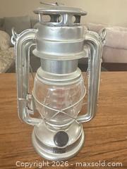 MaxSold Auction: Olde Brooklyn Silver Hurricane LED Battery Lantern - Las Vegas (Nevada, USA) PARTNER MANAGED Estate Sale Online Auction - Argent Star Court