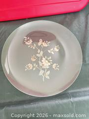 MaxSold Auction: Princess House 13" Crystal Platter Floral Butterfly Design - Las Vegas (Nevada, USA) PARTNER MANAGED Estate Sale Online Auction - Argent Star Court