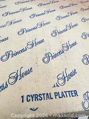 MaxSold Auction: Princess House 13" Crystal Platter Floral Butterfly Design - Las Vegas (Nevada, USA) PARTNER MANAGED Estate Sale Online Auction - Argent Star Court