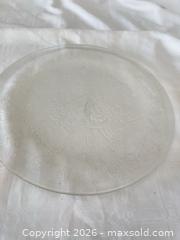 MaxSold Auction: Princess House Clear Frosted Glass Plate, Christmas Floral Children's - Las Vegas (Nevada, USA) PARTNER MANAGED Estate Sale Online Auction - Argent Star Court